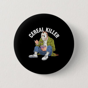 Badge Rond 5 Cm Tueur de céréales Funny Halloween Film d'horreur M