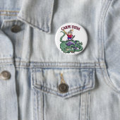 Badge Rond 5 Cm Tueur de dragon - CARPE DIEM (En situation)