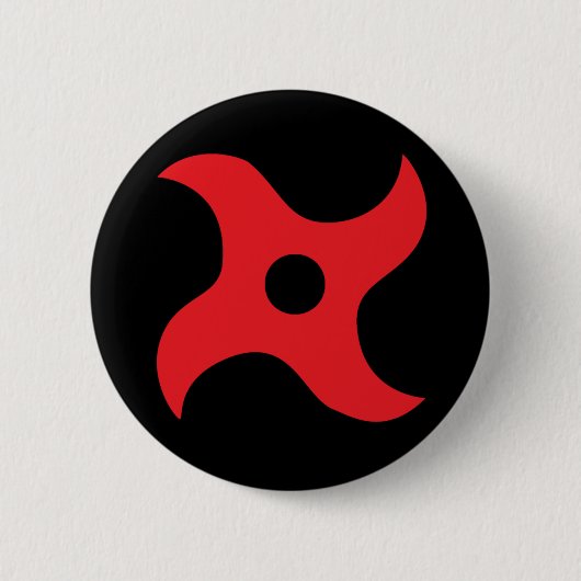 Badge Rond 5 Cm Tueur de Ninja (Devant)