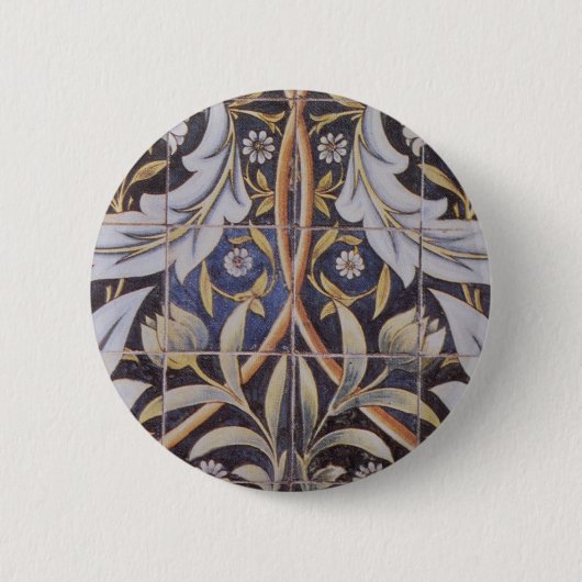 Badge Rond 5 Cm Tuiles de Morgan de Morris (Devant)
