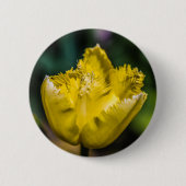 Badge Rond 5 Cm Tulipe jaune (Devant)