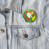 Badge Rond 5 Cm Tulipes2 (En situation)