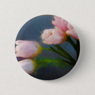 Badge Rond 5 Cm Tulipes 3