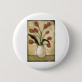 Badge Rond 5 Cm Tulipes BAG10-V2 dans Red.tif (Devant)