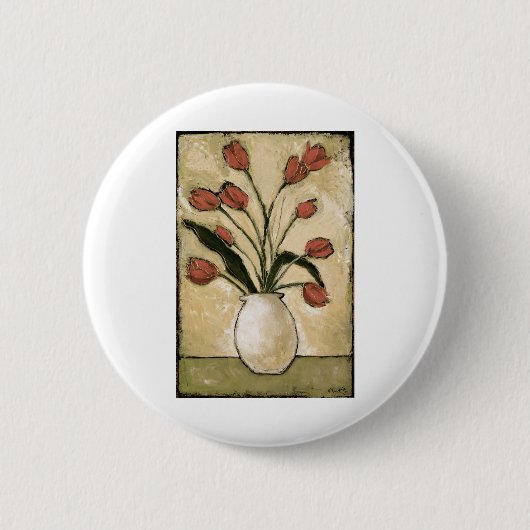 Badge Rond 5 Cm Tulipes BAG10-V2 dans Red.tif (Devant)
