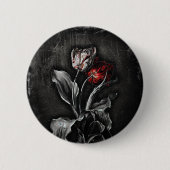Badge Rond 5 Cm Tulipes gothiques (Devant)
