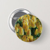 Badge Rond 5 Cm Tulips Sunshine Yellow (Devant & derrière)