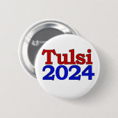 Badge Rond 5 Cm Tulsi 2024 (Devant & derrière)