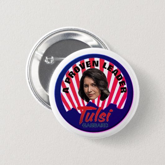 Badge Rond 5 Cm Tulsi Gabbard 2020 (Devant & derrière)