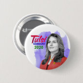 Badge Rond 5 Cm Tulsi pour le président (Devant & derrière)