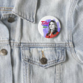 Badge Rond 5 Cm Tulsi pour le président (En situation)