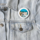 Badge Rond 5 Cm Tulum Mexico Great Gift Idea (En situation)