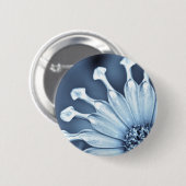 Badge Rond 5 Cm Tunicier bleu de Bell avec le filtre de sélénium (Devant & derrière)