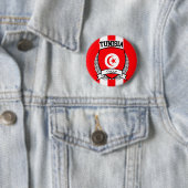 Badge Rond 5 Cm Tunisie (En situation)