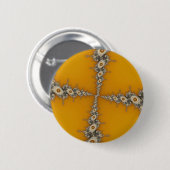 Badge Rond 5 Cm Tunnel - Bouton fractal (Devant & derrière)