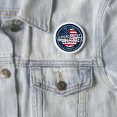 Badge Rond 5 Cm Tunnel to Tower Foundation Support Americas Heroes (En situation)
