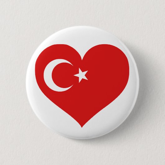 Badge Rond 5 Cm Turkiye Love (Devant)