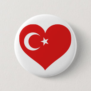 Badge Rond 5 Cm Turkiye Love