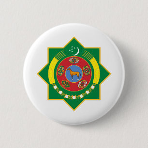 Badge Rond 5 Cm turkmenistan emblem
