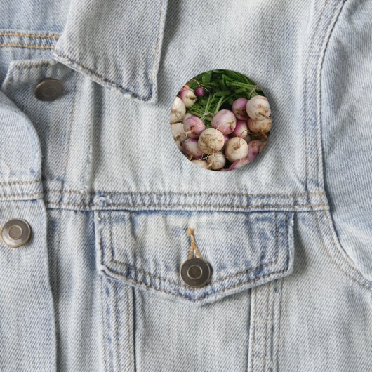 Badge Rond 5 Cm Turnips (En situation)