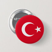 Badge Rond 5 Cm Turquie (Devant & derrière)
