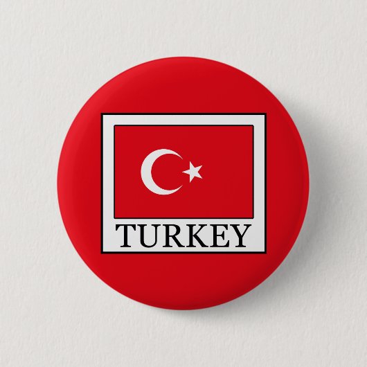 Badge Rond 5 Cm Turquie (Devant)