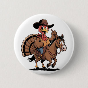 Badge Rond 5 Cm Turquie chevaucher un hippocampe Turquie grâces