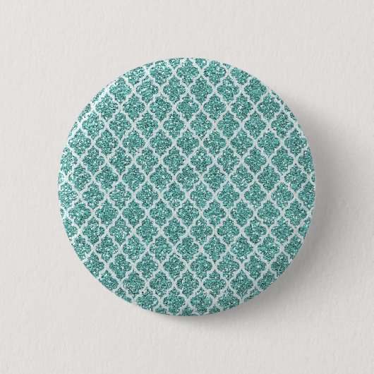 Badge Rond 5 Cm Turquoise (Devant)