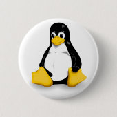 Badge Rond 5 Cm Tux (Devant)