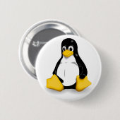 Badge Rond 5 Cm Tux (Devant & derrière)