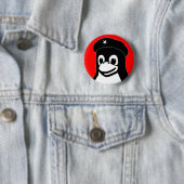 Badge Rond 5 Cm Tux Guevara (En situation)