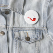 Badge Rond 5 Cm Tuyau de fumée (En situation)