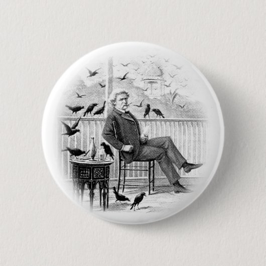 Badge Rond 5 Cm Twain (Devant)