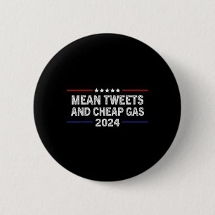 Badge Rond 5 Cm Tweets Méchants Gaz Pas Cher