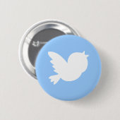 Badge Rond 5 Cm Tweets mignons (Devant & derrière)