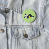 Badge Rond 5 Cm TWEETY™ En action Pose 14 (En situation)