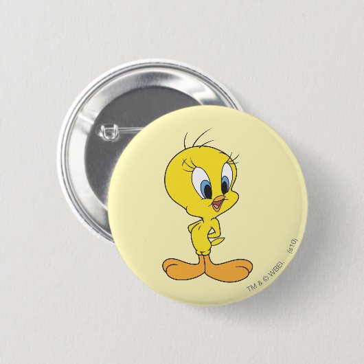 Badge Rond 5 Cm Tweety Haha (Devant & derrière)