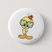 Badge Rond 5 Cm Tweety Nerd (Devant)