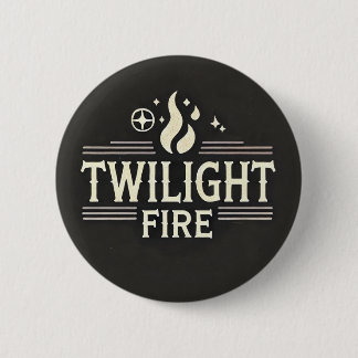 Badge Rond 5 Cm Twilight Fire - Bouton
