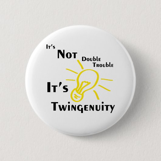 Badge Rond 5 Cm Twingenuity (Devant)