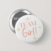 Badge Rond 5 Cm Twinkle Little Star Team Boy Blue Gender Reveal (Devant & derrière)