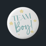 Badge Rond 5 Cm Twinkle Little Star Team Boy Blue Gender Reveal<br><div class="desc">C'est une petite étoile Twinkle Comment nous nous demandons ce que vous êtes Team Boy Genre Reveal Button!</div>