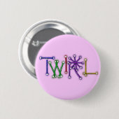 Badge Rond 5 Cm Twirl (Devant & derrière)