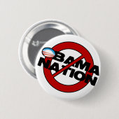Badge Rond 5 Cm Type d'ObamaNation (Devant & derrière)