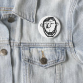 Badge Rond 5 Cm Type élégant (En situation)