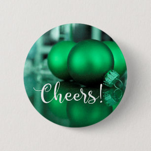 Badge Rond 5 Cm Typographie de l'enseigne Green Toned Ornamiens Ph