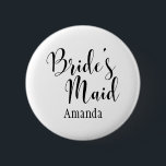 Badge Rond 5 Cm Typographie noir de la femme de ménage avec nom (3<br><div class="desc">Mon snob de grammaire interne a insisté pour que j'inclue une version de ce bouton avec une apostrophe. Si vous ne vous en souciez pas, ou si vous n'en avez pas besoin, il y a d'autres versions utilisant cette jolie police, et vous pouvez en choisir une. Si vous aussi voulez...</div>
