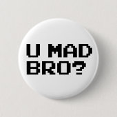 BADGE ROND 5 CM U BRO FOU ? (Devant)