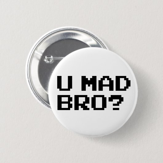 BADGE ROND 5 CM U BRO FOU ? (Devant & derrière)