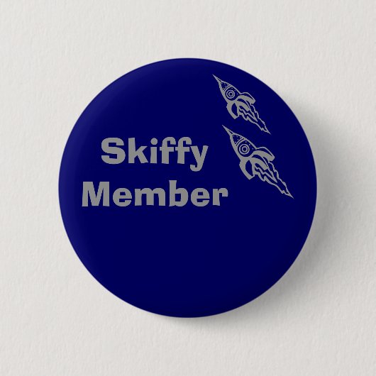 Badge Rond 5 Cm U, membre de Skiffy, U (Devant)